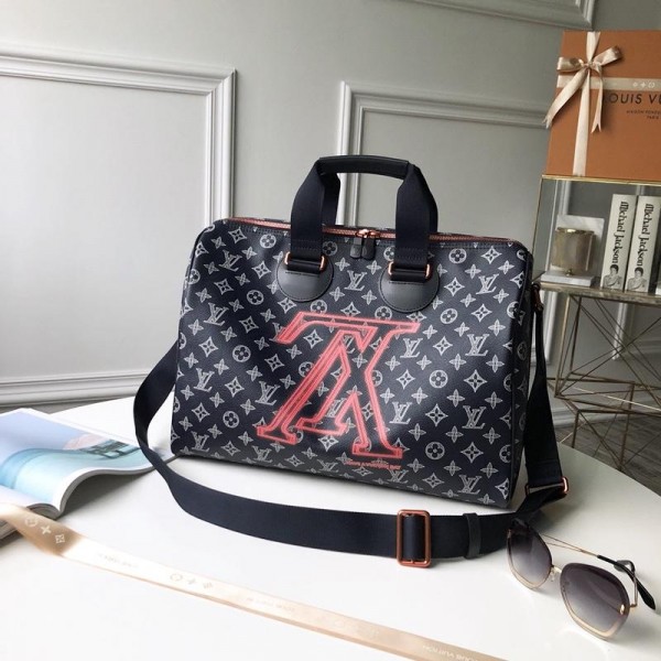 Louis Vuitton Luxury speedy bandouliere 40 upside down logo LV04BM166