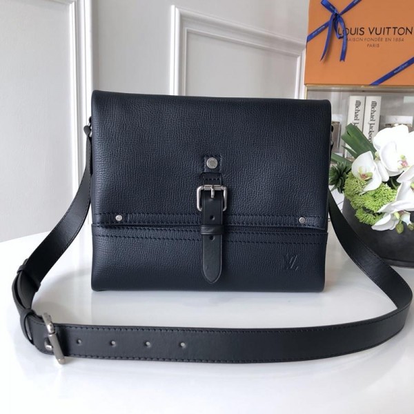 Louis Vuitton Luxury M54963 CANYON navy blue sling BAG LV04BM176