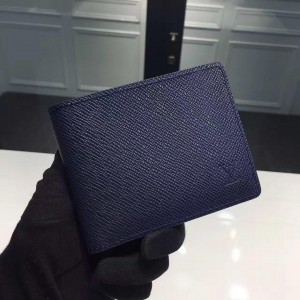 Louis Vuitton Luxury M32808 small wallet navy blue LV04WM003