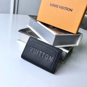 Louis Vuitton Luxury M63251 WALLET small black wallet LV04WM024