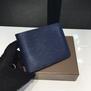 Louis Vuitton Luxury M60628 navy blue WALLET LV04WM072