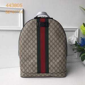 Gucci Perfect Quality Supreme Backpack with Web GC06BM009