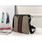 Replica Gucci Perfect Quality brown thin canvas sling bag GC06BM028