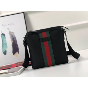 Gucci Perfect Quality thin black canvas sling bag GC06BM029