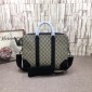 Replica Gucci Perfect Quality brown exterior black straps office bag GC06BM030