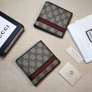 Gucci Perfect Quality small cream brown wallet GC06BM054