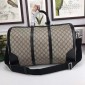 Replica Gucci Perfect Quality cream canvas travel bag GC06BM075