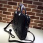 Replica Gucci Perfect Quality black leather spacious office bag GC06BM084