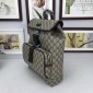 Replica Gucci Perfect Quality brown canvas back pack GC06BM103