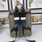 Replica Gucci Perfect Quality brown canvas back pack GC06BM103