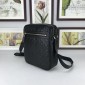 Replica Gucci Perfect Quality black leather Messenger bag GC06BM110