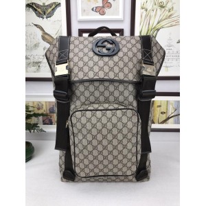 Gucci Perfect Quality brown wide top back pack GC06BM111