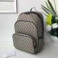 Replica Gucci Perfect Quality brown back pack with black trims and straps GC06BM117