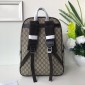 Replica Gucci Perfect Quality brown back pack with black trims and straps GC06BM117