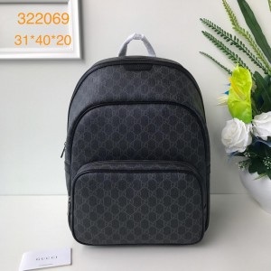 Gucci Perfect Quality black back pack GC06BM118