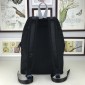 Replica Gucci Perfect Quality matte black back pack GC06BM120