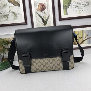 Gucci Perfect Quality brown shoulder pack with black flap GC06BM124