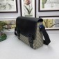 Replica Gucci Perfect Quality brown shoulder pack with black flap GC06BM124