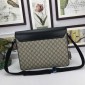 Replica Gucci Perfect Quality brown shoulder pack with black flap GC06BM124