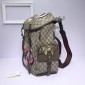 Replica Gucci Perfect Quality Canvas Flap-top Backpack GC06BM136