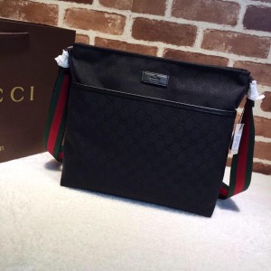 Gucci Perfect Quality black canvas handbag  GC06BM141