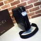 Replica Gucci Perfect Quality black glossy messenger bag GC06BM143