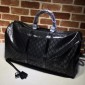 Replica Gucci Perfect Quality black glossy duffel bag  GC06BM146