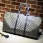 Replica Gucci Perfect Quality cream-navy blue duffel bag  GC06BM147