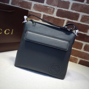 Gucci Perfect Quality grayish leather handbag GC06BM148