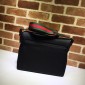 Replica Gucci Perfect Quality black canvas shoulder bag GC06BM150