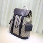 Replica Gucci Perfect Quality brown back pack with black flaps GC06BM158