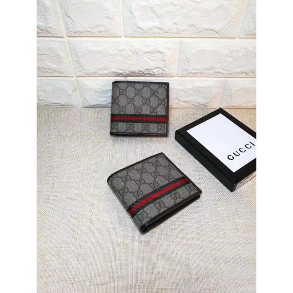 Gucci Perfect Quality brown canvas wallet GC06BM163