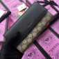 Replica Gucci Perfect Quality brown purse black leather flap GC07WM010