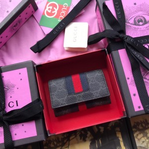 Gucci Perfect Quality canvas graphite key pouch  GC07WM012