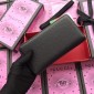 Replica Gucci Perfect Quality black leather cat wallet GC07WM047