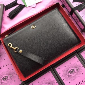 Gucci Perfect Quality wedge shaped black purse GC07WM059