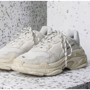 High Quality Balenciaga Triple S White Trainers Triple002