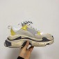 Replica High Quality Balenciaga Triple S Yellow/White Trainers Triple005