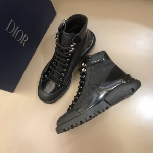 Dior Oblique Calfskin Black Boots MS021047