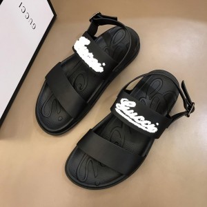 Gucci Black Sandals With LV Signative MS02661