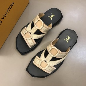 Louis Vuitton black and yellow Sandal MS02807