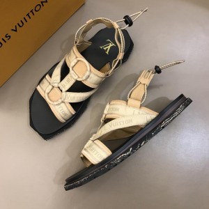 Louis Vuitton Black Sandal With LV Monogram MS02808