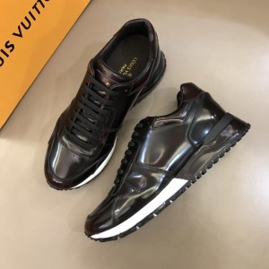 Louis Vuitton Perfect Quality Sneakers Brown and brown heel with colorblock sole MS02820