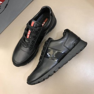 Prada Fashion Sneakers Black and black soles MS02928