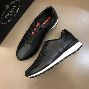 Prada Fashion Sneakers Black and white sole MS02965