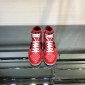 Replica Gucci High Top High Quality Sneaker Red and white GG print with red sole MS05003