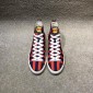 Replica Gucci High Top Sneaker Red and blue stripes and snake print with white sole MS05005