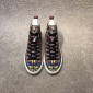 Replica Gucci High Top High Quality Sneaker Beige and Gucci vintage print with white sole  MS05008