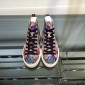 Replica Gucci High Top High Quality Sneaker Beige and sky dragon print with white sole MS05010