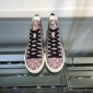 Replica Gucci High Top High Quality Sneaker Beige and snake print with white sole MS05011